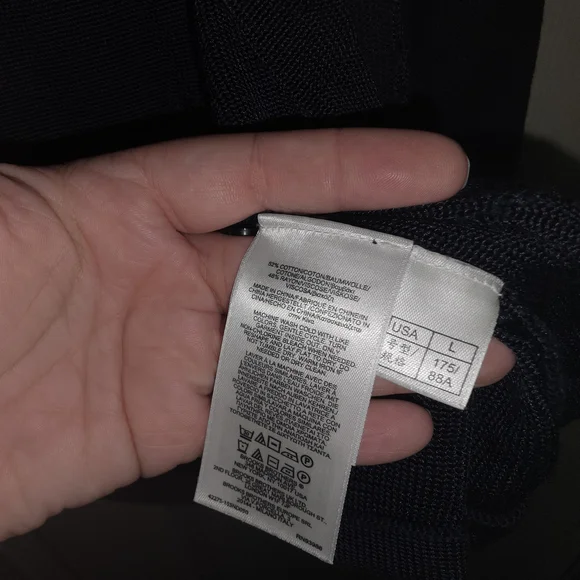 Brooks Brothers Navy Blue Cardigan Sweater Size Large - Picture 5 of 6